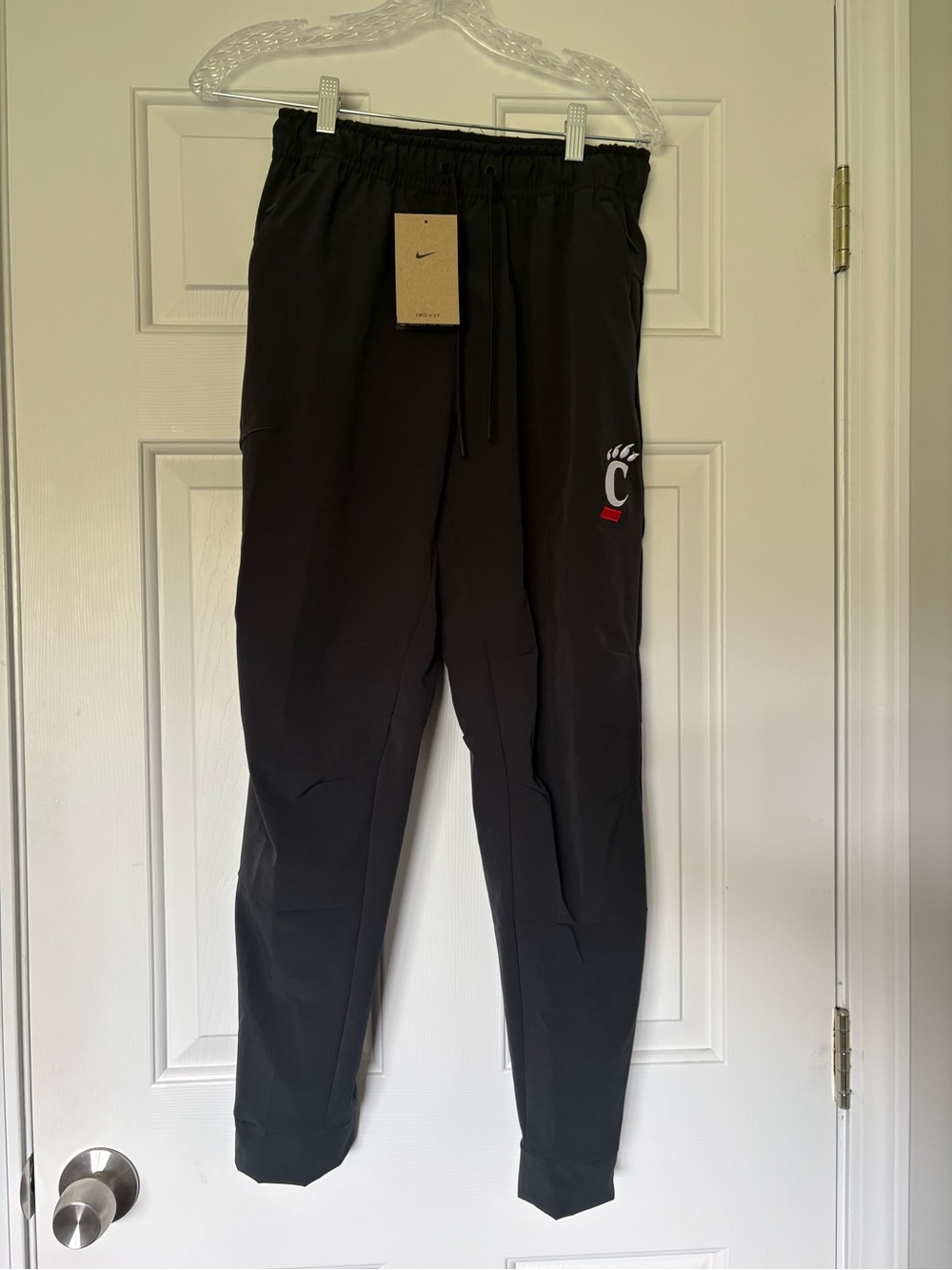 Nike Men’s Black Jogger Pants with Cincinnati C Logo